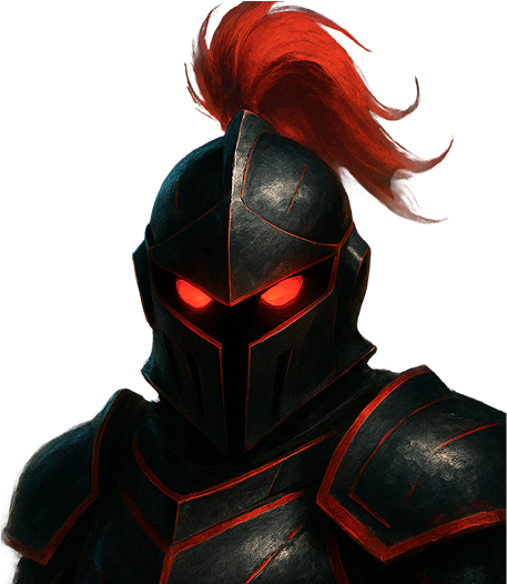 Knight character illustration representing the Knights Program